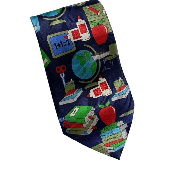 Steven Harris Tie Men's Necktie Teachers Law History Art Math Novelty Professor - Picture 2 of 7